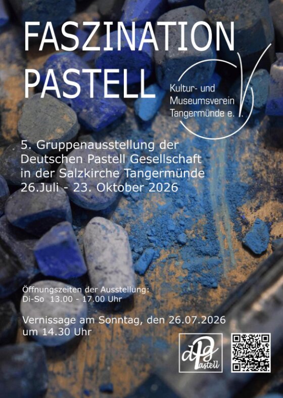 Gemälde in einer aktuellen Kunstausstellung in Tangermünde